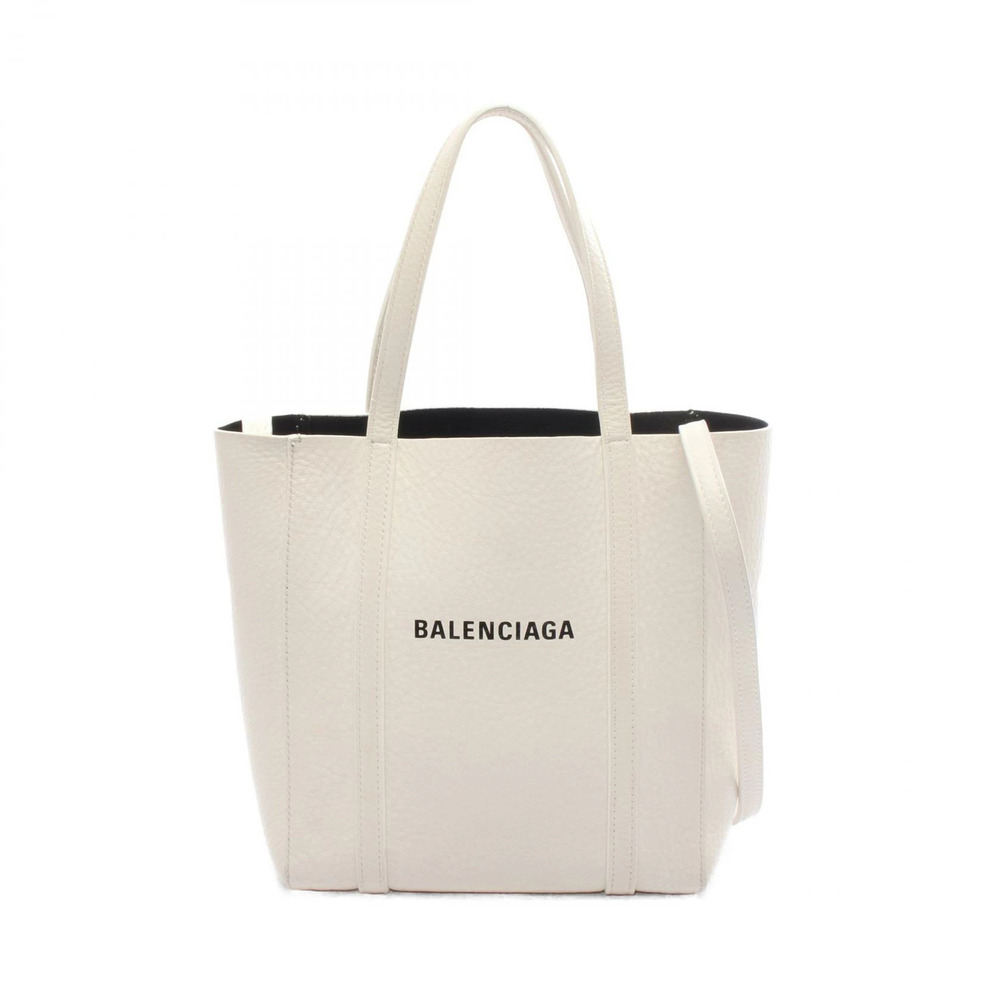 Balenciaga XXS Tote Bag Leather White